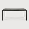 Bok Dining Table | Varnished Oak | Black | Rectangular | 63" X 31"