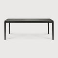 Bok Dining Table | Varnished Oak | Black | Rectangular | 79" X 37"
