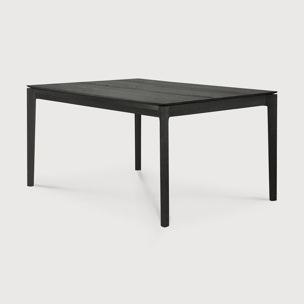 Bok Dining Table | Varnished Oak | Black | Rectangular | 55" X 31"