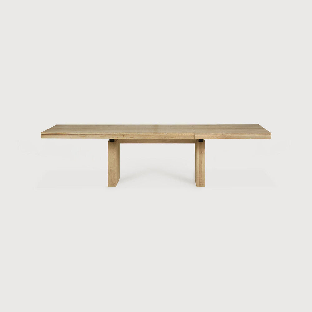 Double Extendable Dining Table | Oak | Rectangular