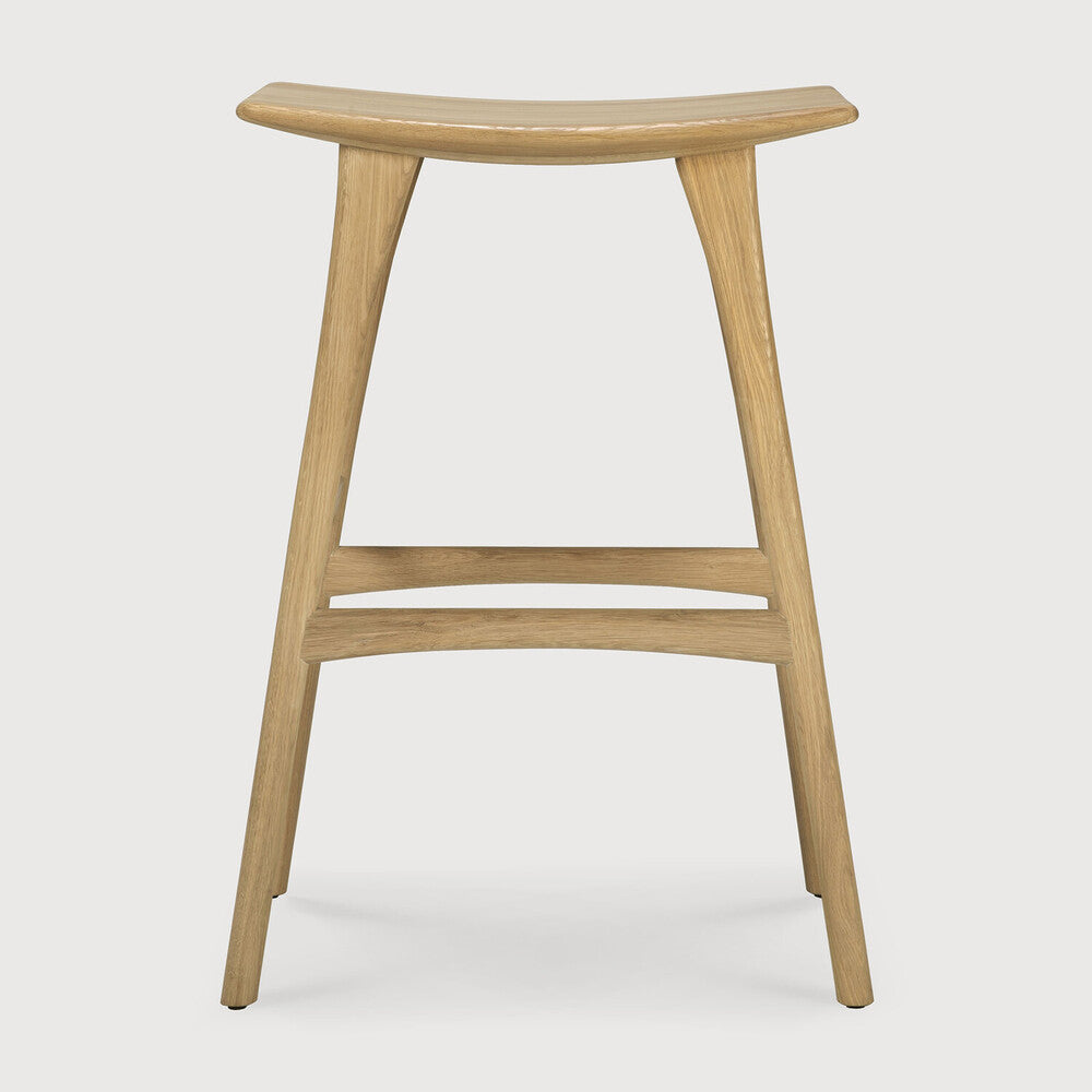 Osso Bar Stool | Varnished Oak