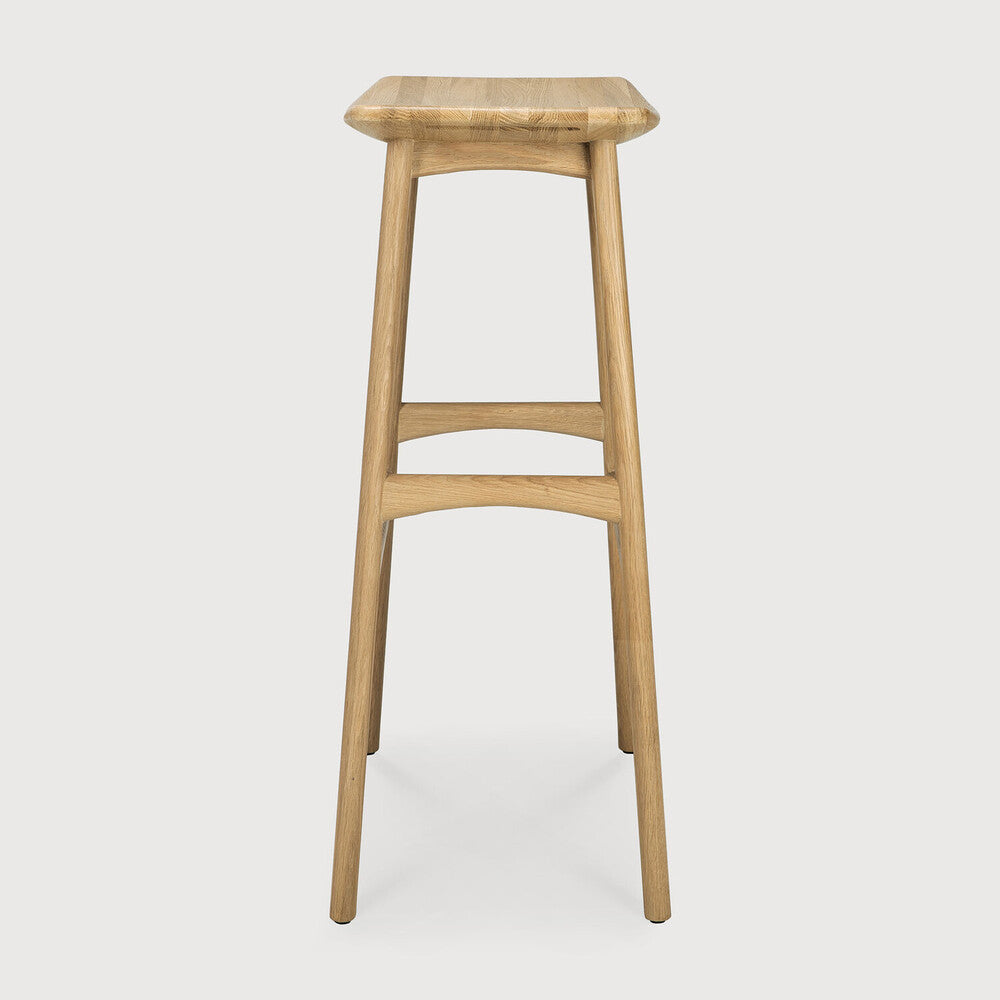 Osso Bar Stool | Varnished Oak
