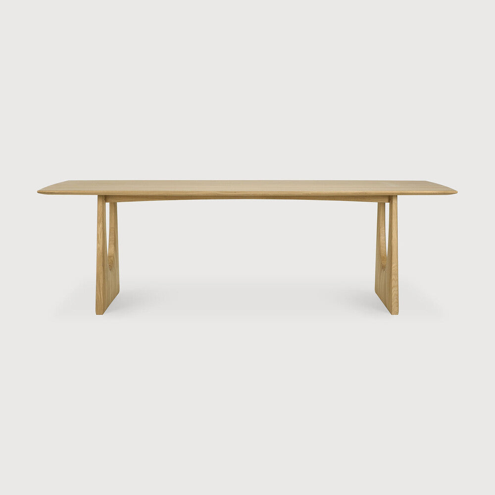 Geometric Dining Table | Oak | Rectangular | 98" X 39"