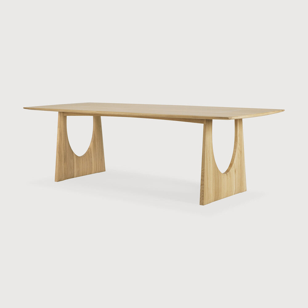 Geometric Dining Table | Oak | Rectangular | 98" X 39"