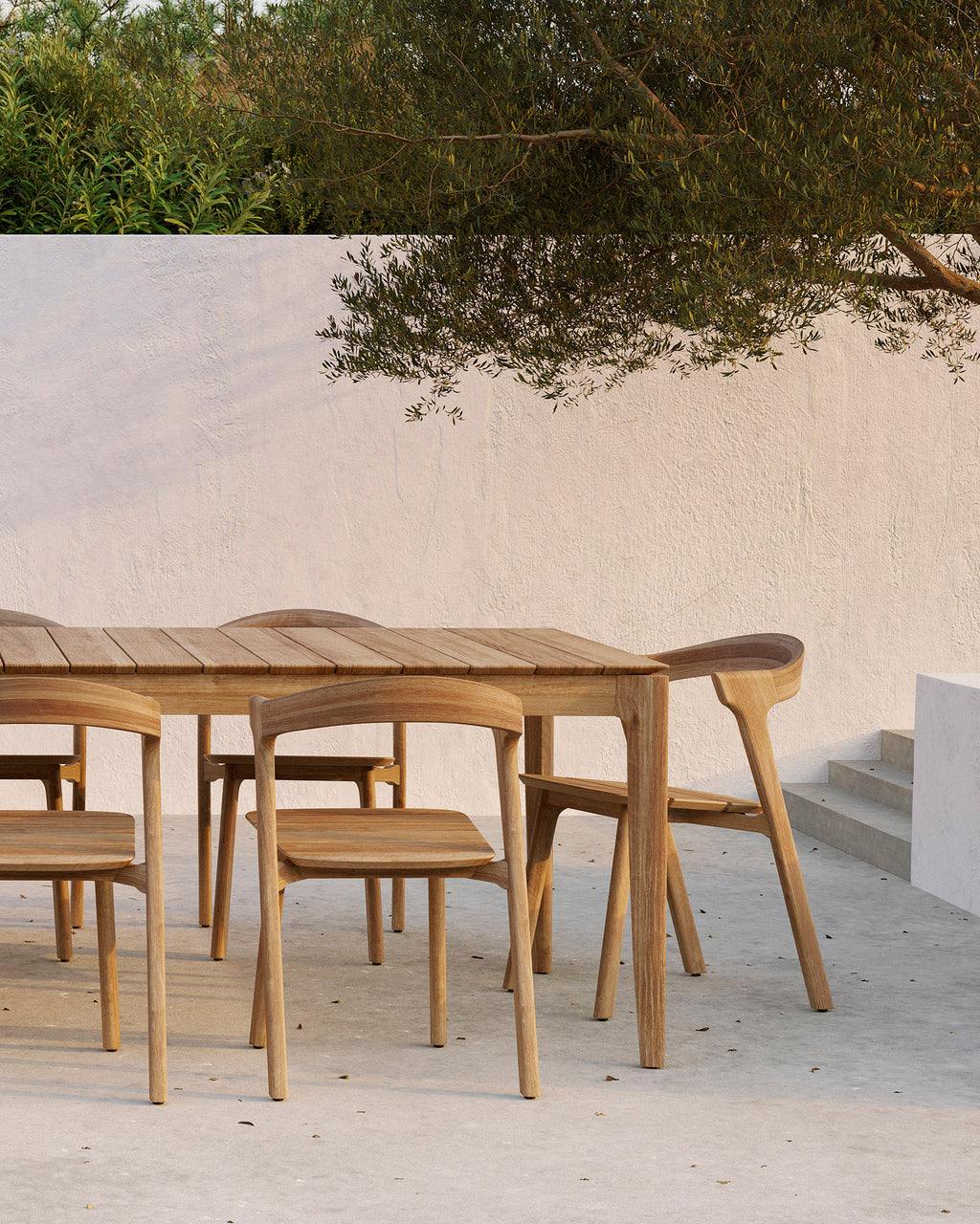 Bok Outdoor Dining Table | Teak | Rectangular | 98" X 39"