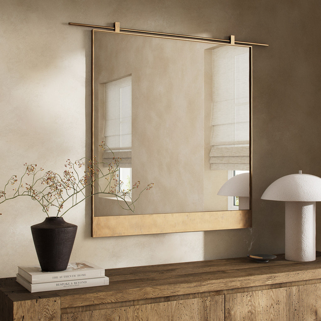 Chico Mirror - Antique Brass