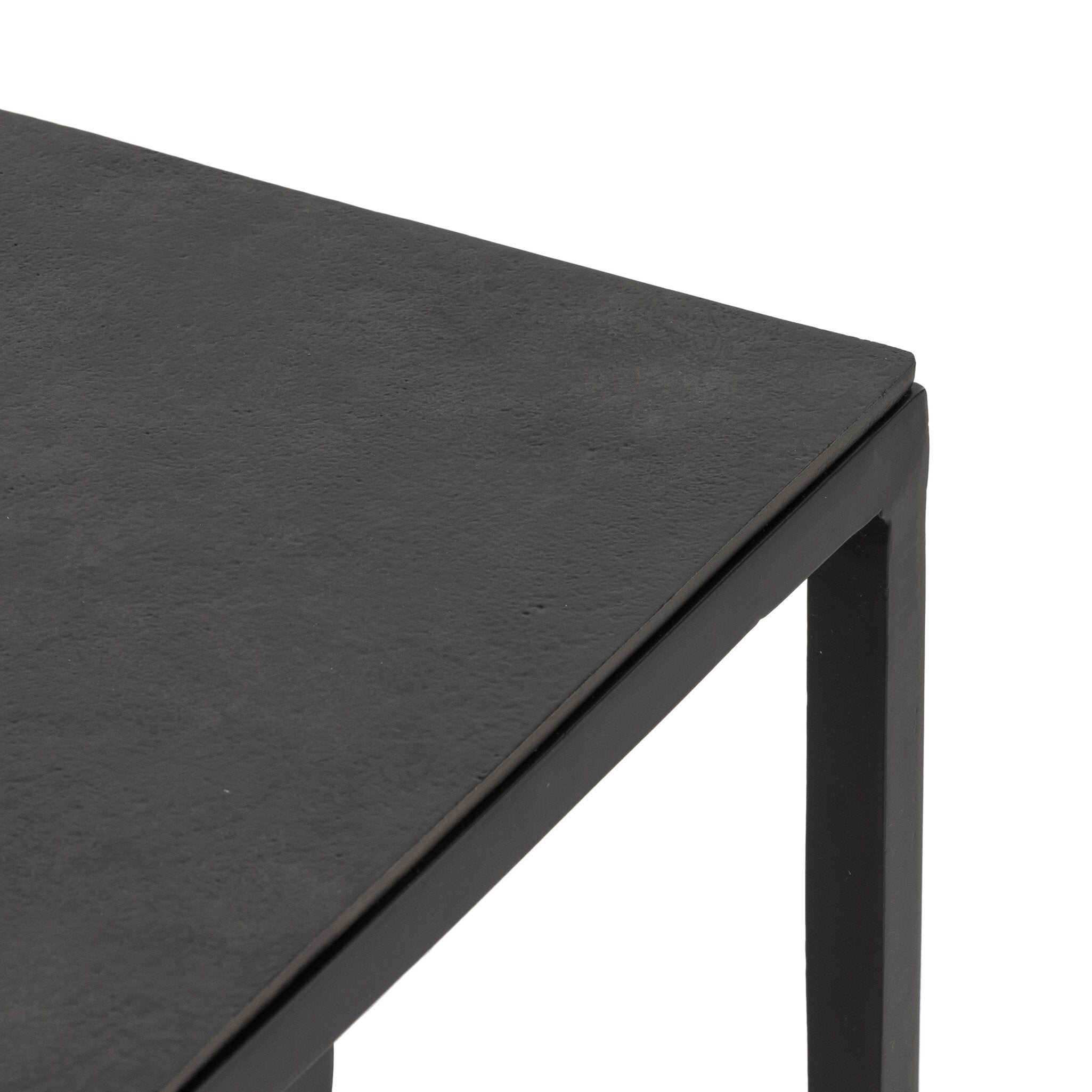 Dalston Nesting End Table Set - Raw Black