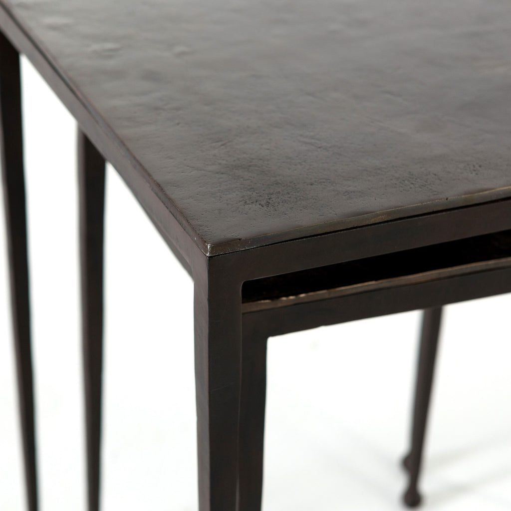 Dalston Nesting End Table Set - Antique Rust