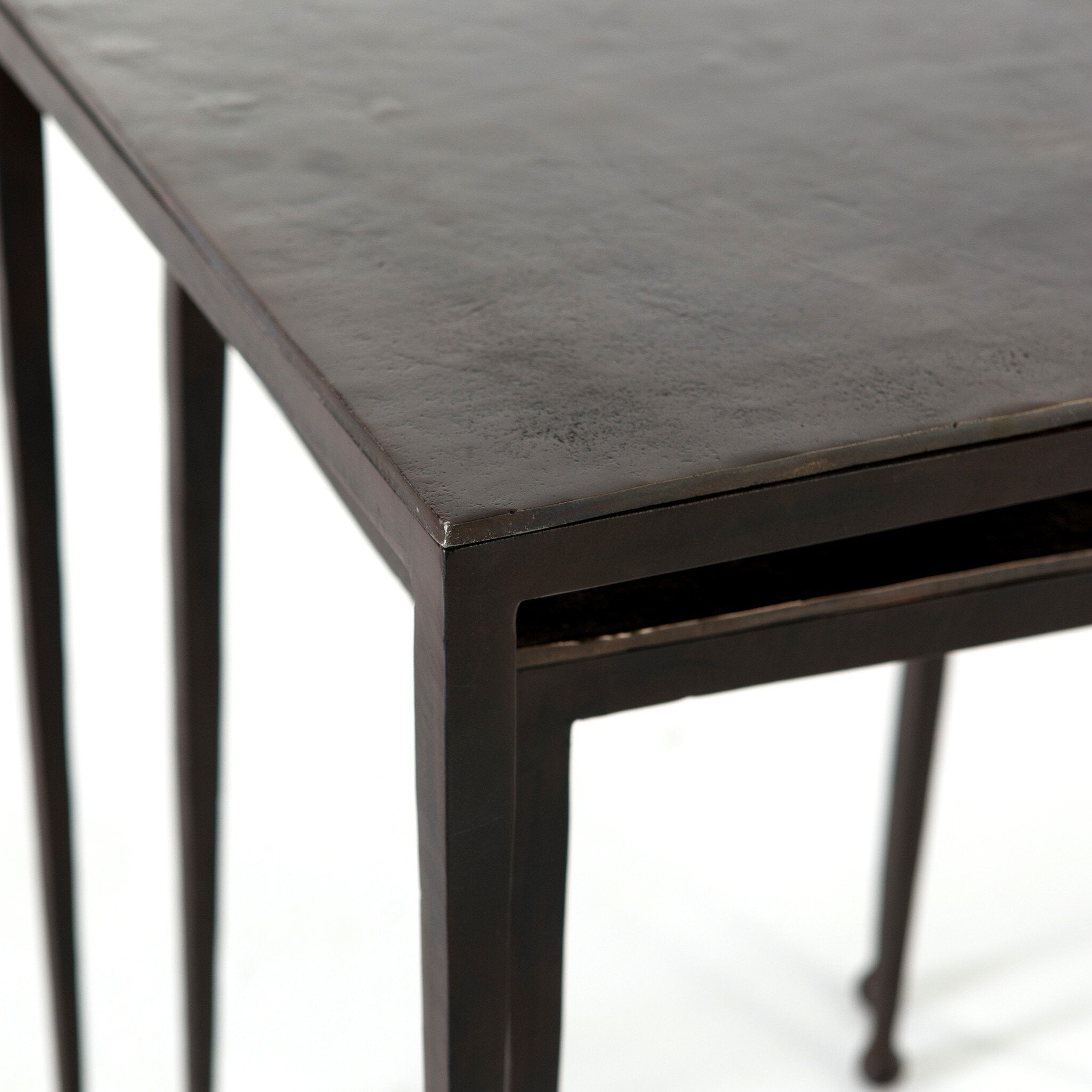 Dalston Nesting End Table Set - Antique Rust