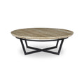 Felix Round Coffee Table - Travertine