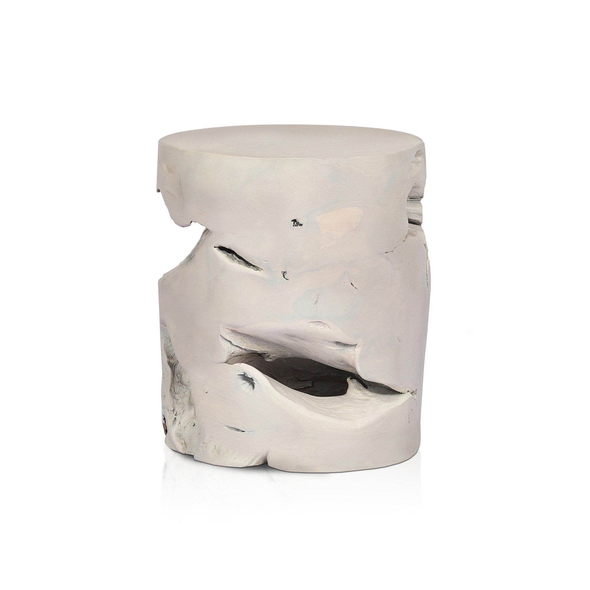 Teak Stool - Ivory Teak Root