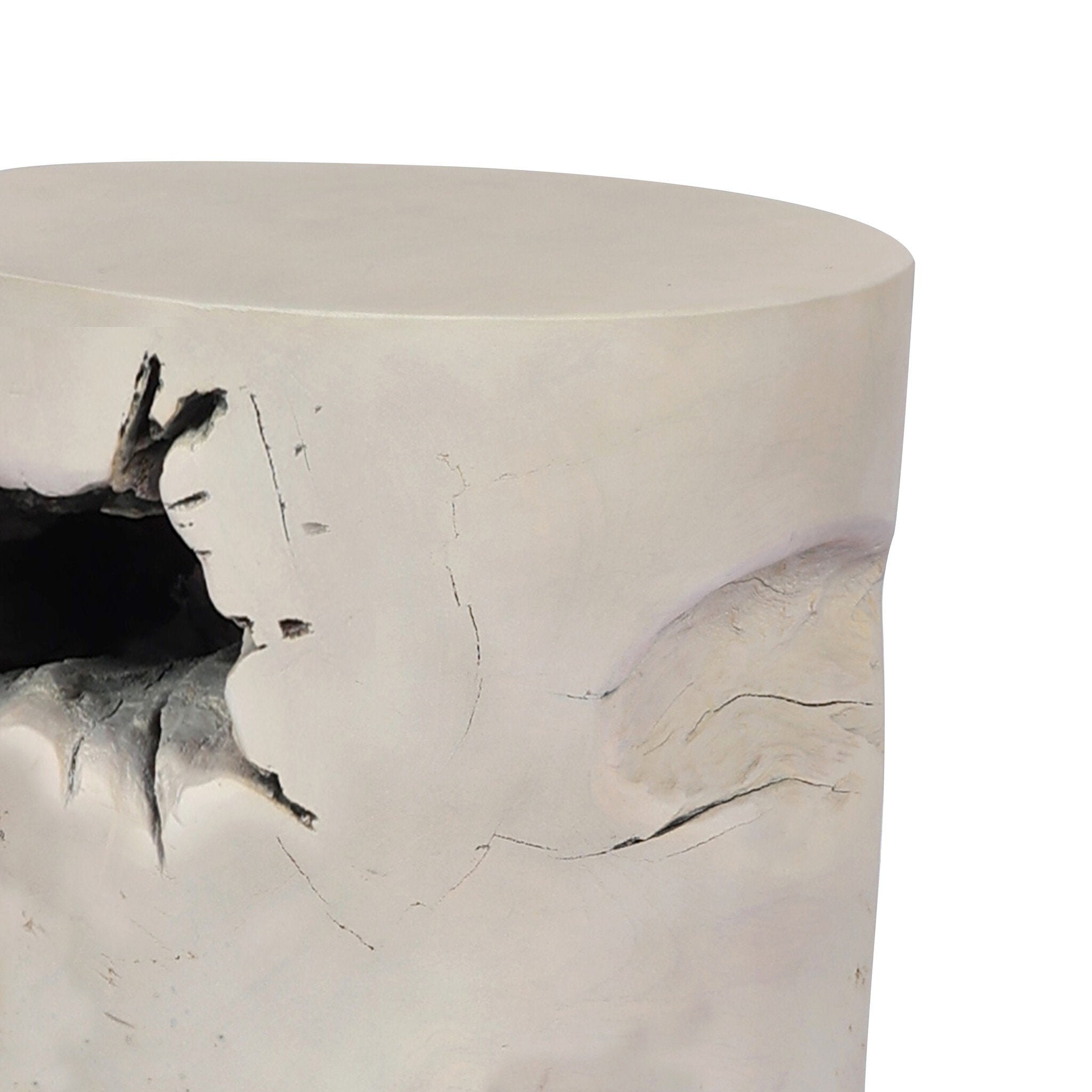 Teak Stool - Ivory Teak Root