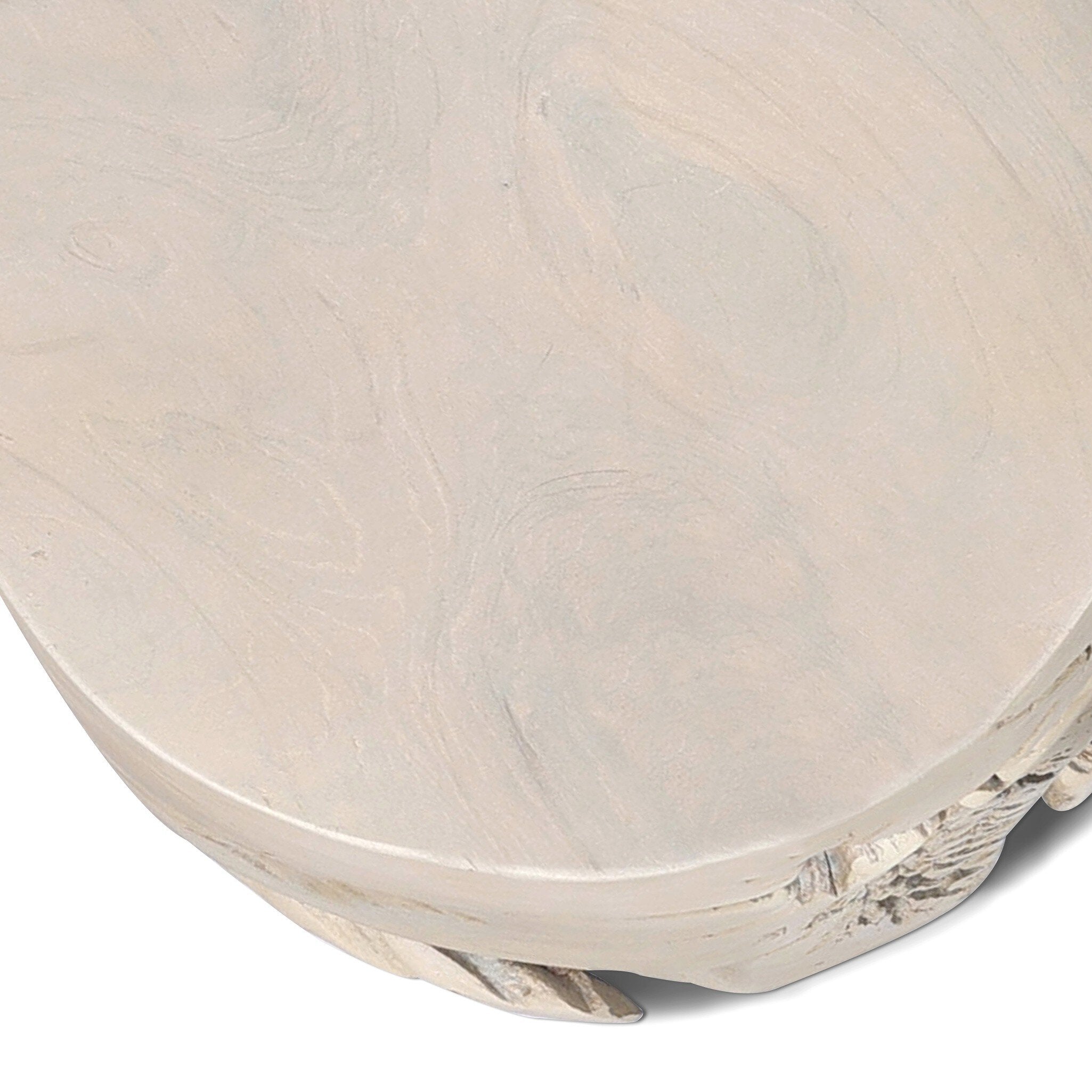 Teak Stool - Ivory Teak Root