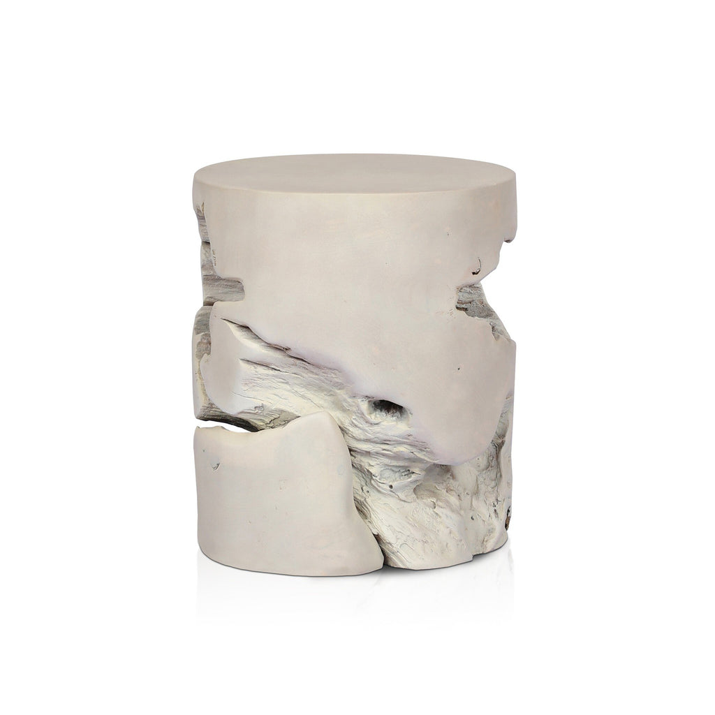 Teak Stool - Ivory Teak Root