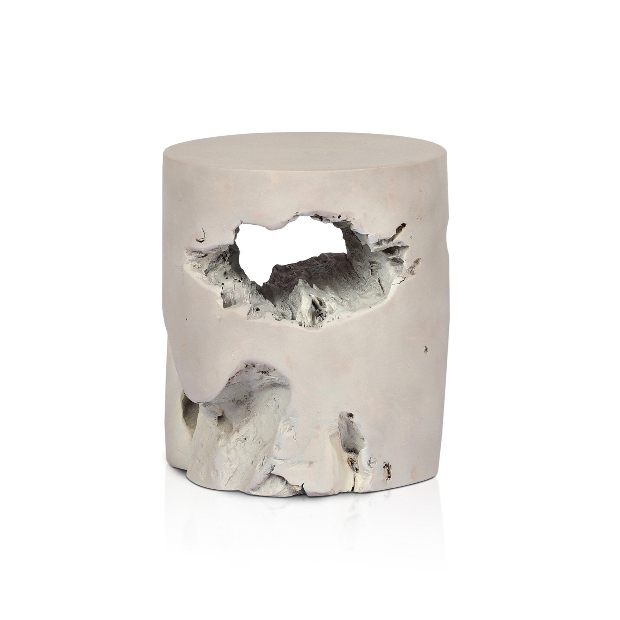 Teak Stool - Ivory Teak Root