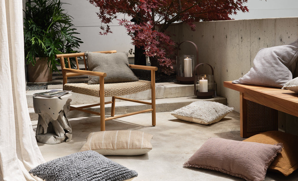 Teak Stool - Ivory Teak Root