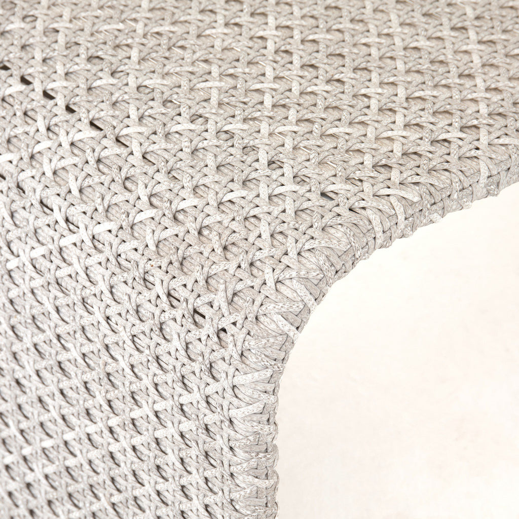 Paige Outdoor Woven Chaise - Arashi Graphite