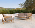 Jack Outdoor Lounge Chair | Teak | Mocha Fabric