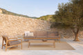 Jack Outdoor Sofa | Teak | Mocha Fabric | 3+ Seater