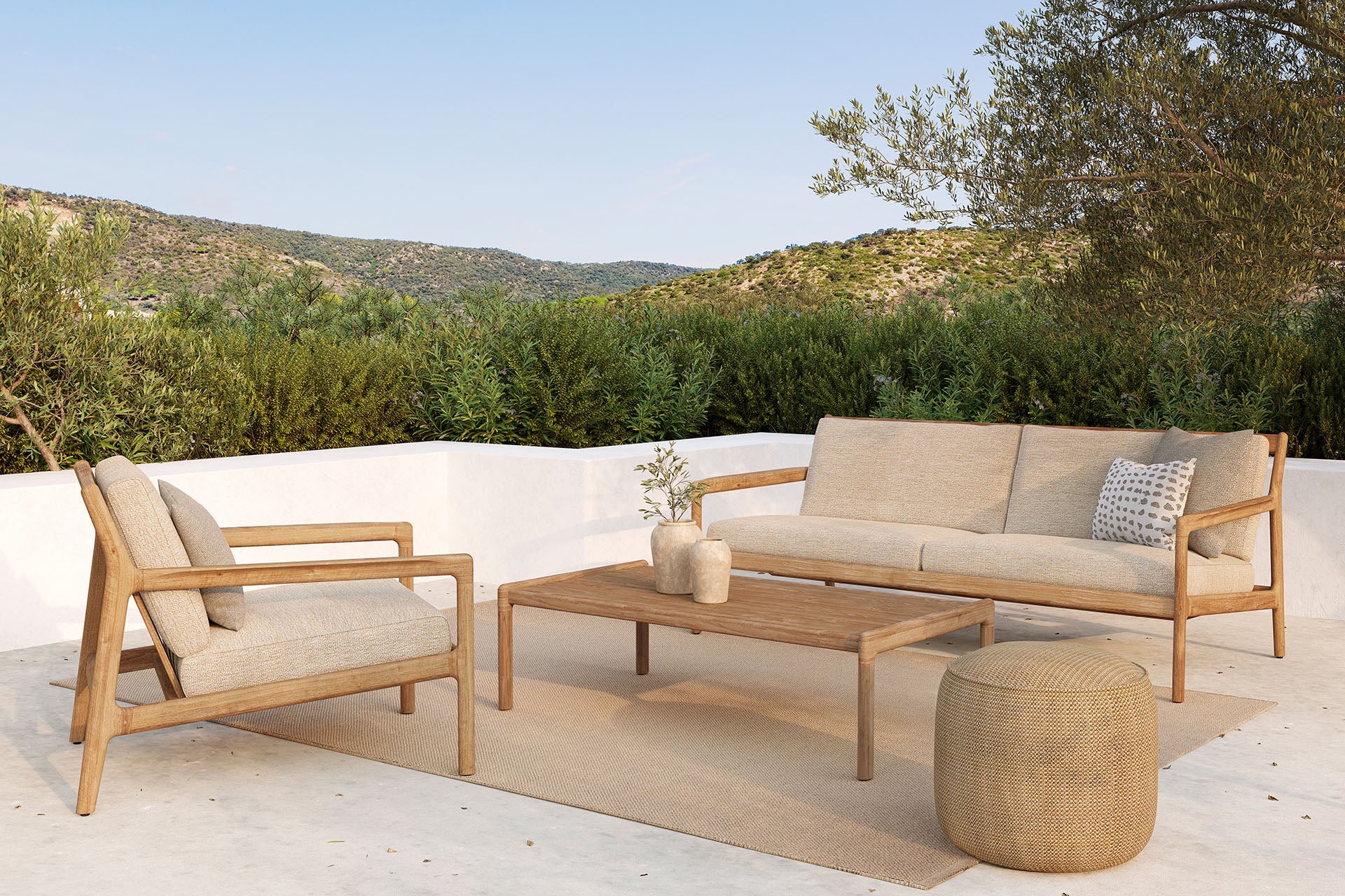 Nomad Indoor/Outdoor Rug | Oat | 67" X 94"