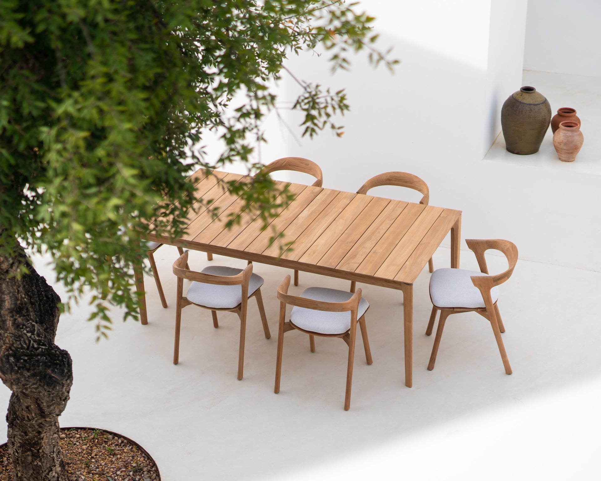 Bok Outdoor Dining Table | Teak | Rectangular | 79" X 39"