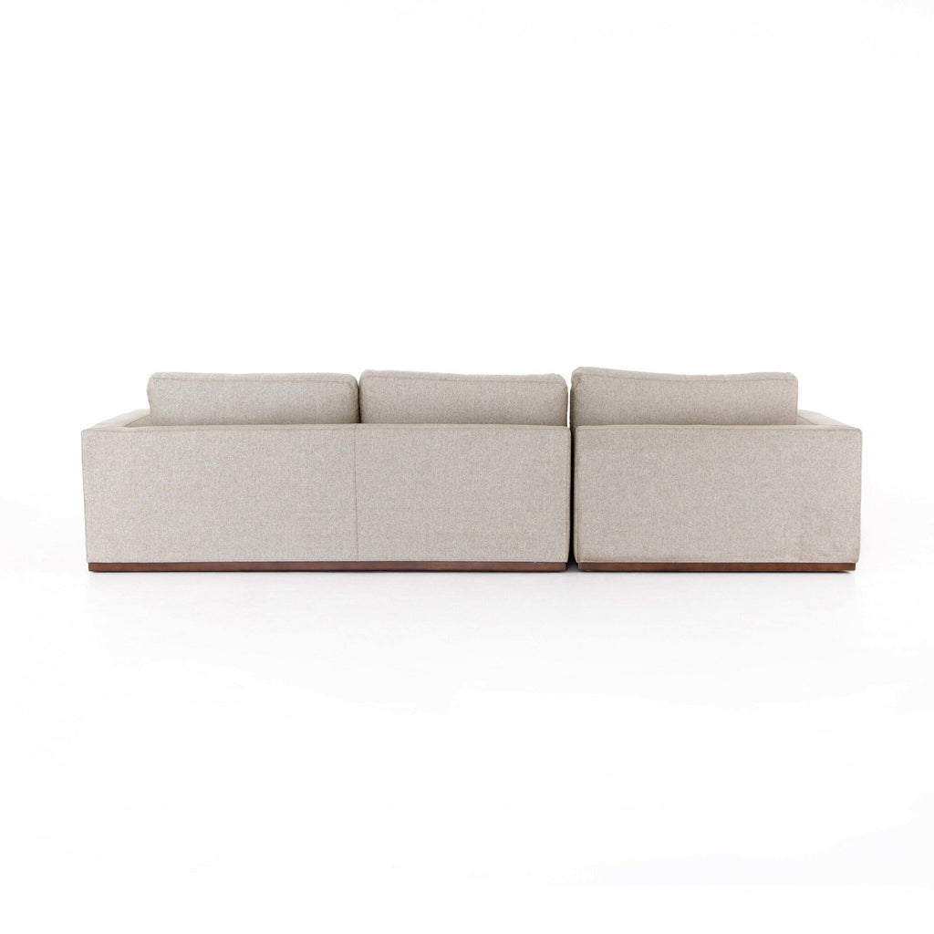 Colt 2-Piece Sectional - Aldred Silver | LAF