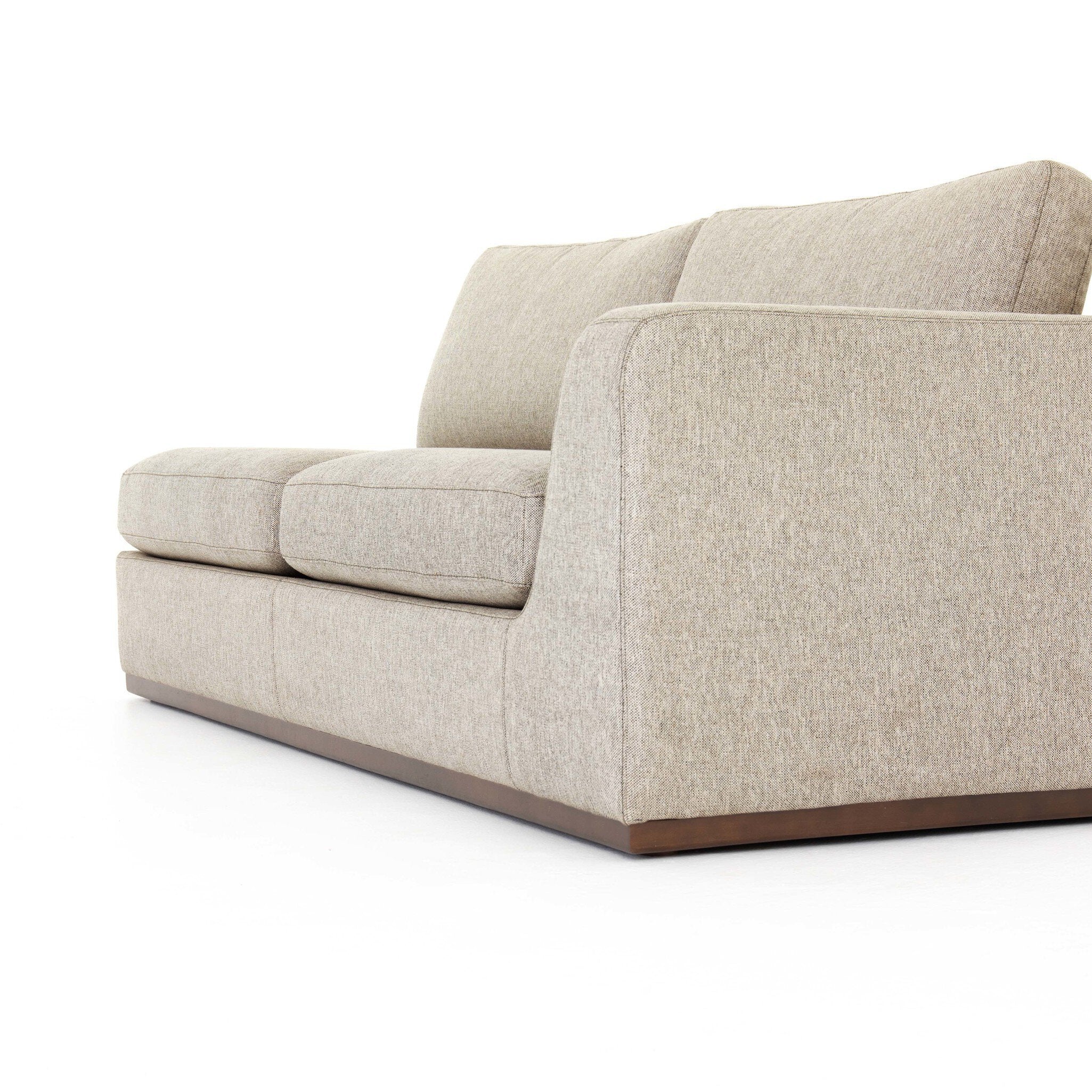 Colt 2-Piece Sectional - Aldred Silver | LAF