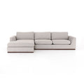 Colt 2-Piece Sectional - Aldred Silver | LAF