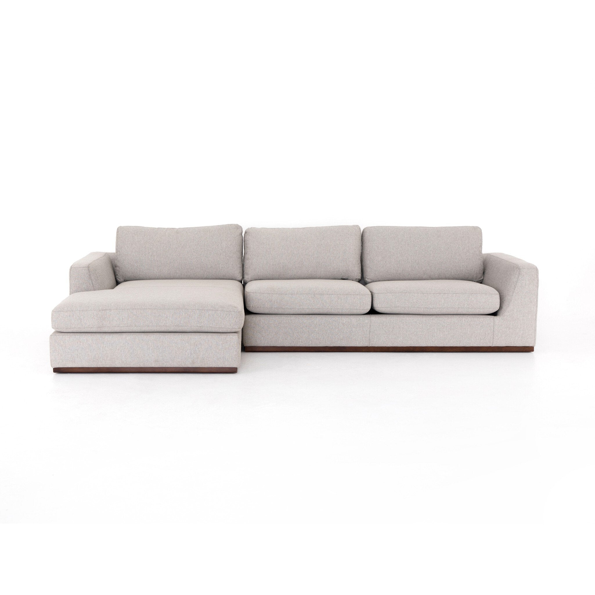 Colt 2-Piece Sectional - Aldred Silver | LAF