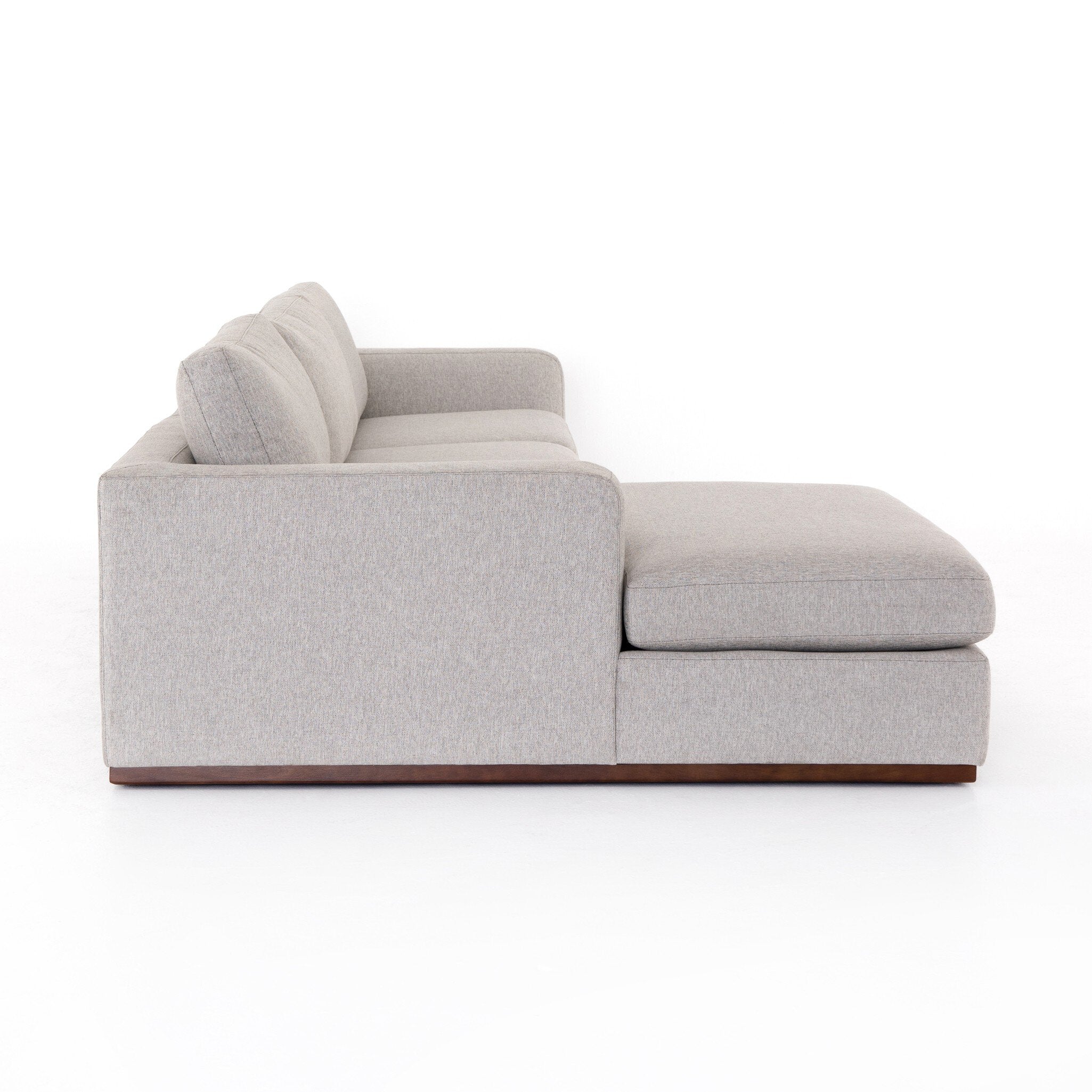 Colt 2-Piece Sectional - Aldred Silver | LAF