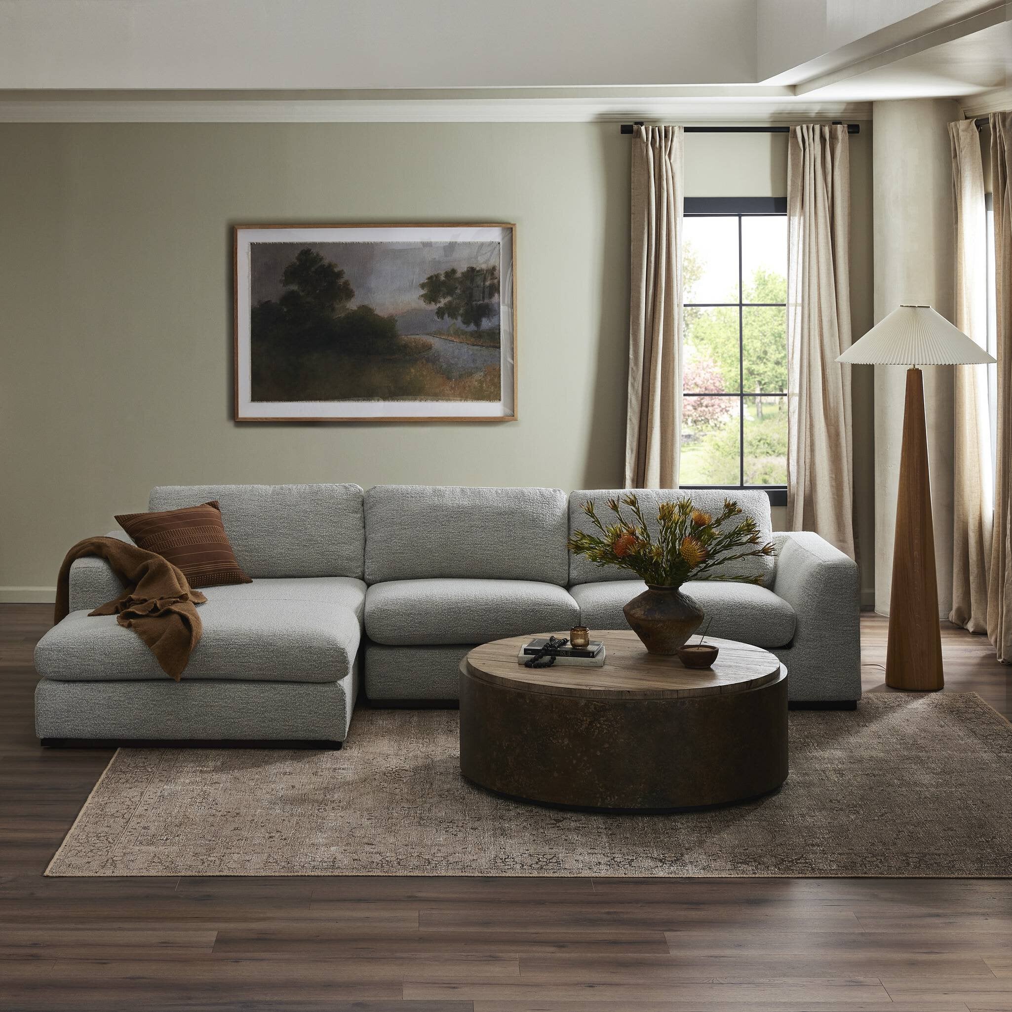 Colt 2-Piece Sectional - Merino Cotton | LAF