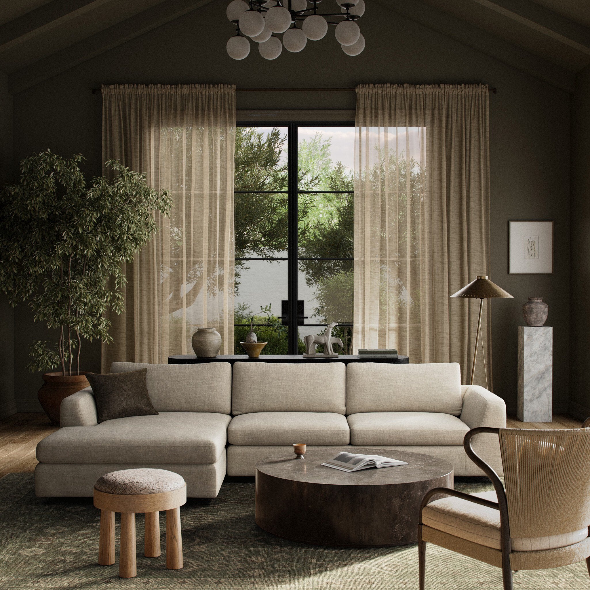 Colt 2-Piece Sectional - Savoy Parchment | LAF