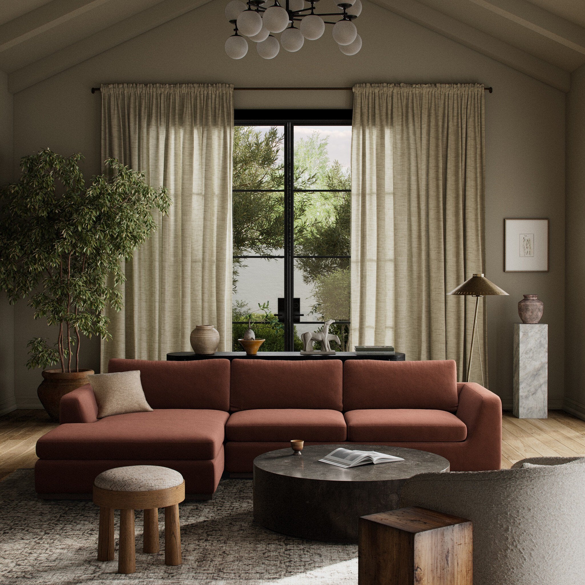 Colt 2-Piece Sectional - Surrey Auburn | LAF