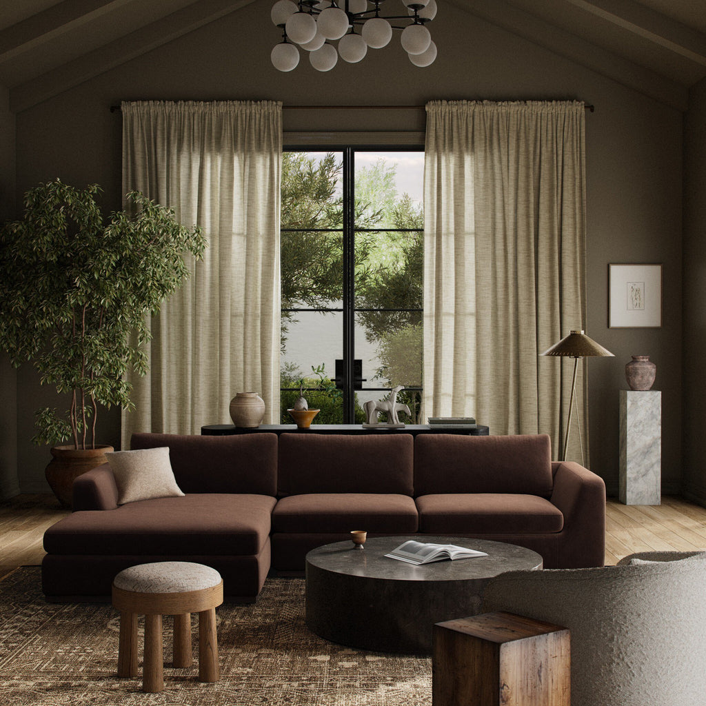 Colt 2-Piece Sectional - Surrey Cocoa | LAF