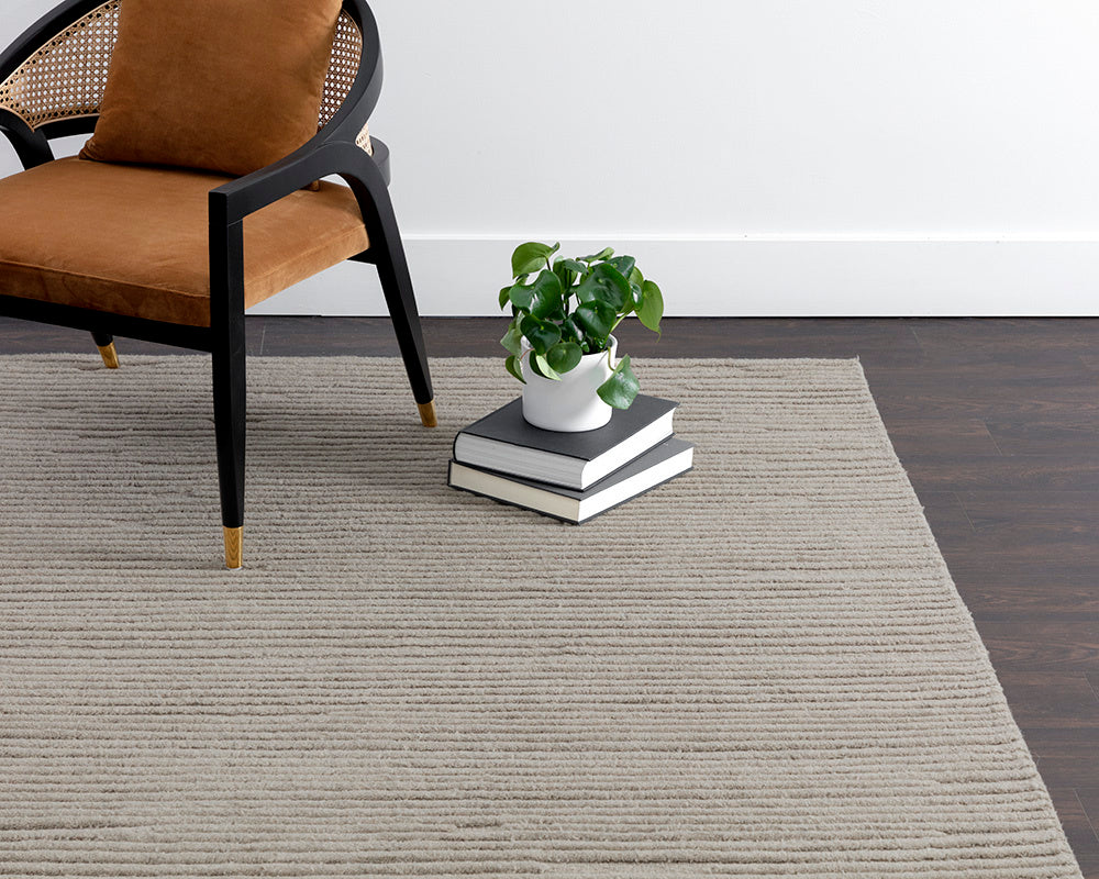 Deva Hand-Tufted Rug - Taupe - 9' X 12'
