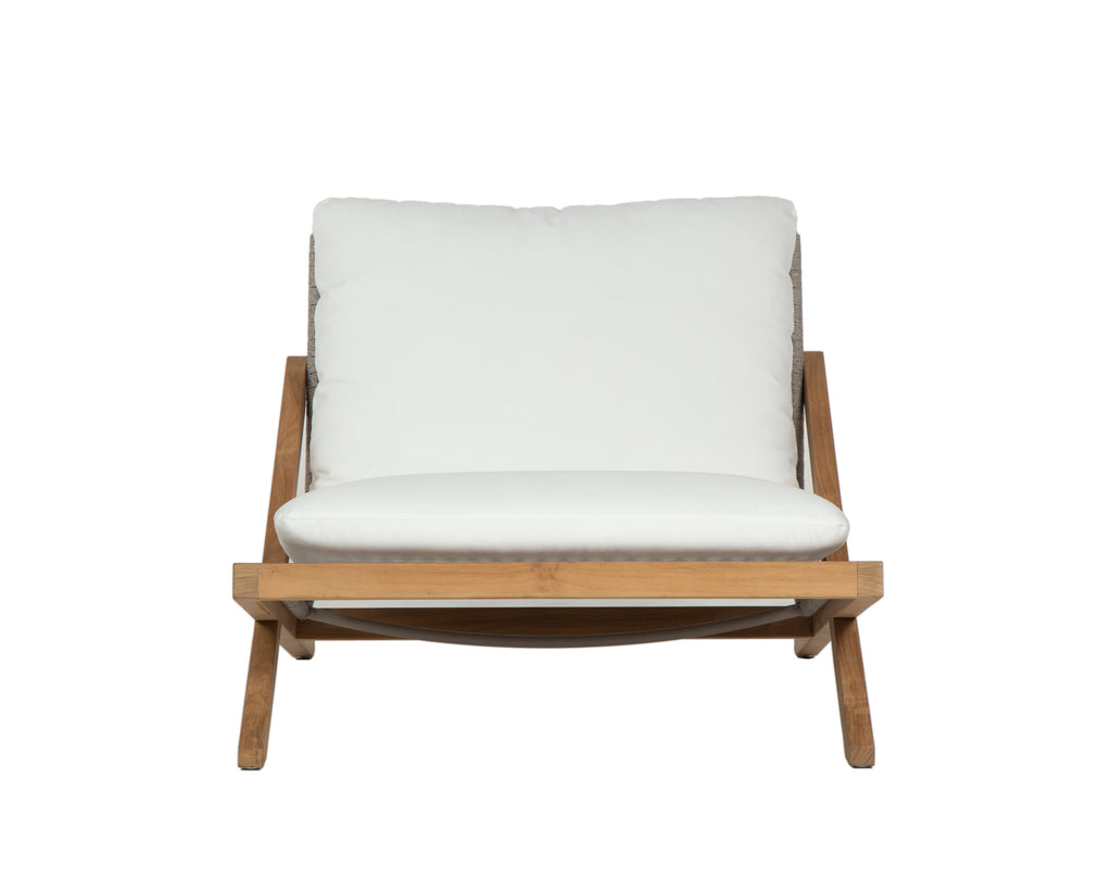 Bari Lounge Chair - Natural - Stinson White