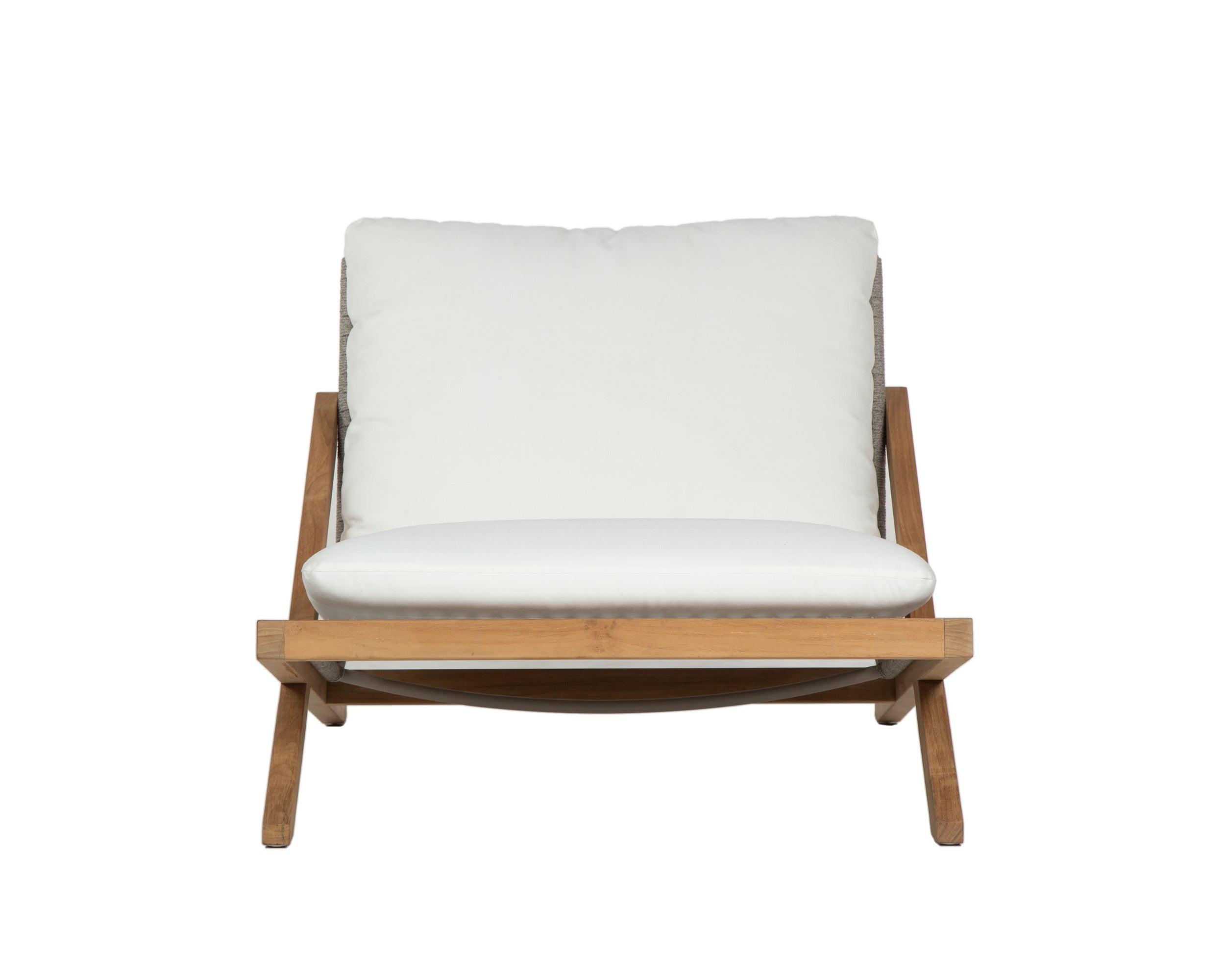 Bari Lounge Chair - Natural - Stinson White