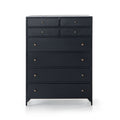 Belmont 8 Drawer Tall Dresser - Black