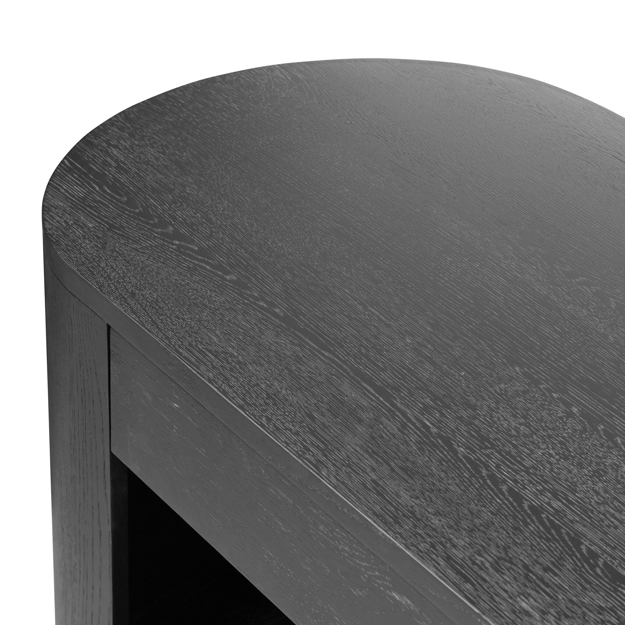 Pilar Desk - Brushed Ebony Oak