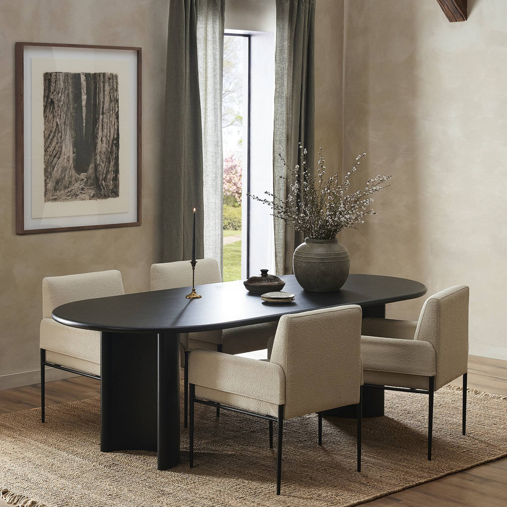 Paden Dining Table - Aged Black Acacia | 94"