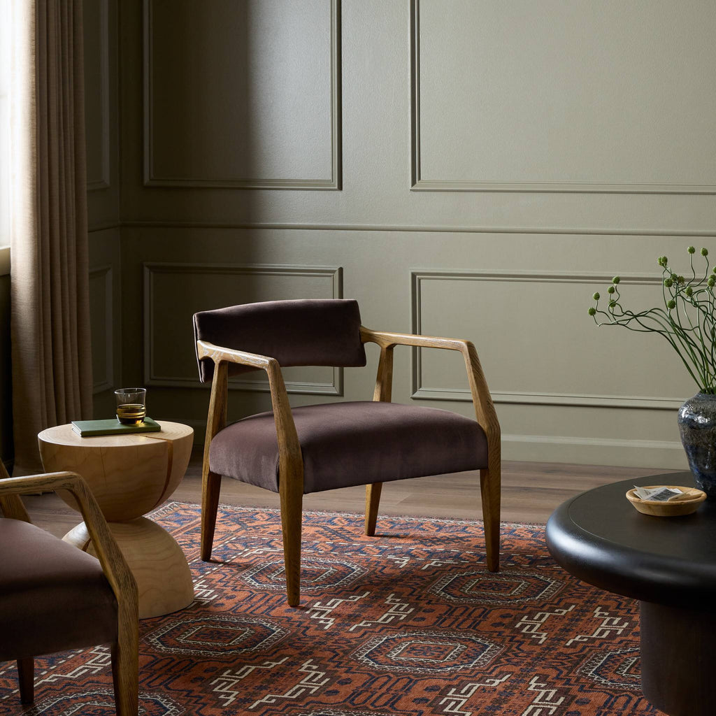 Tyler Armchair - Surrey Cocoa