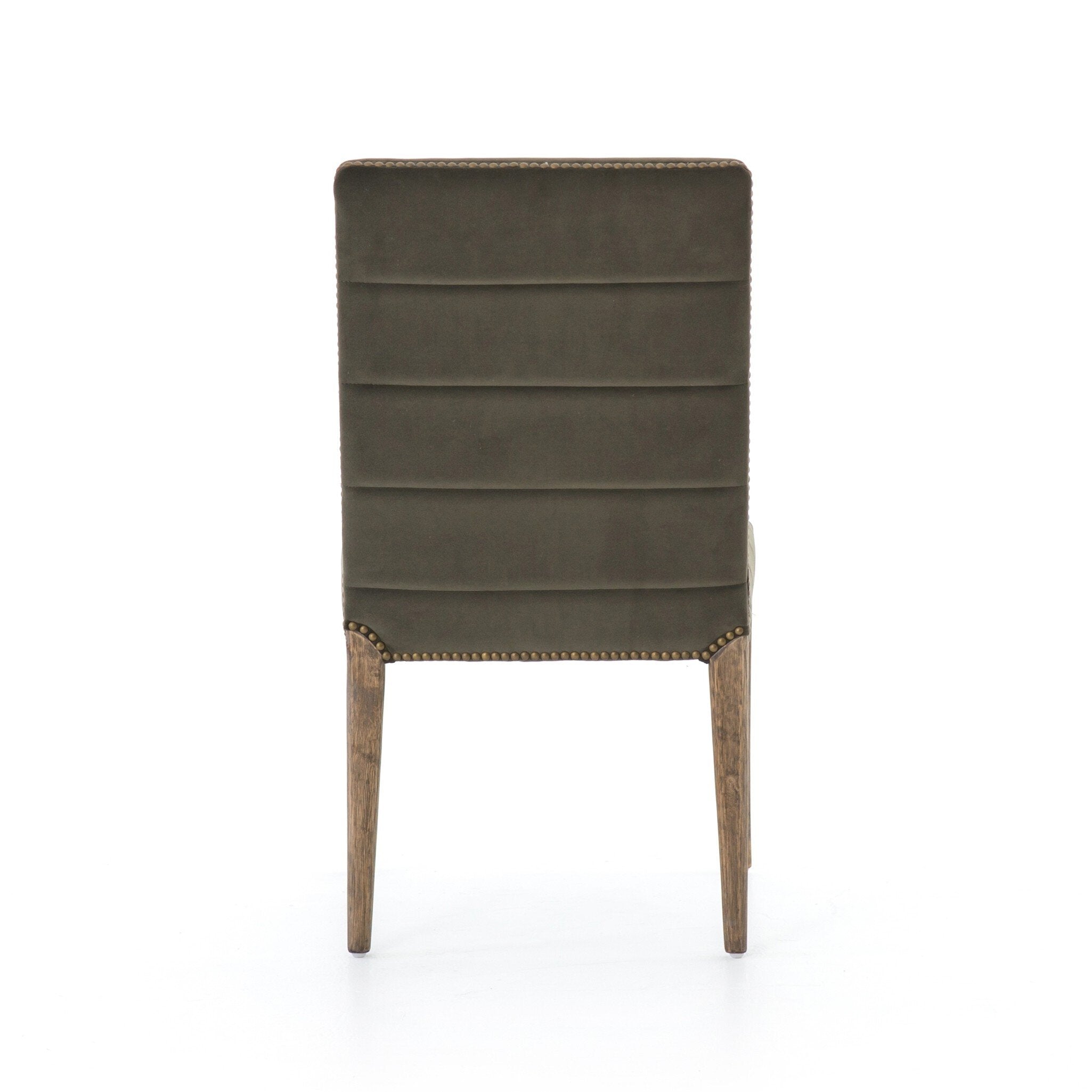 Nate Dining Chair - Modern Velvet Loden