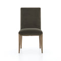 Nate Dining Chair - Modern Velvet Loden