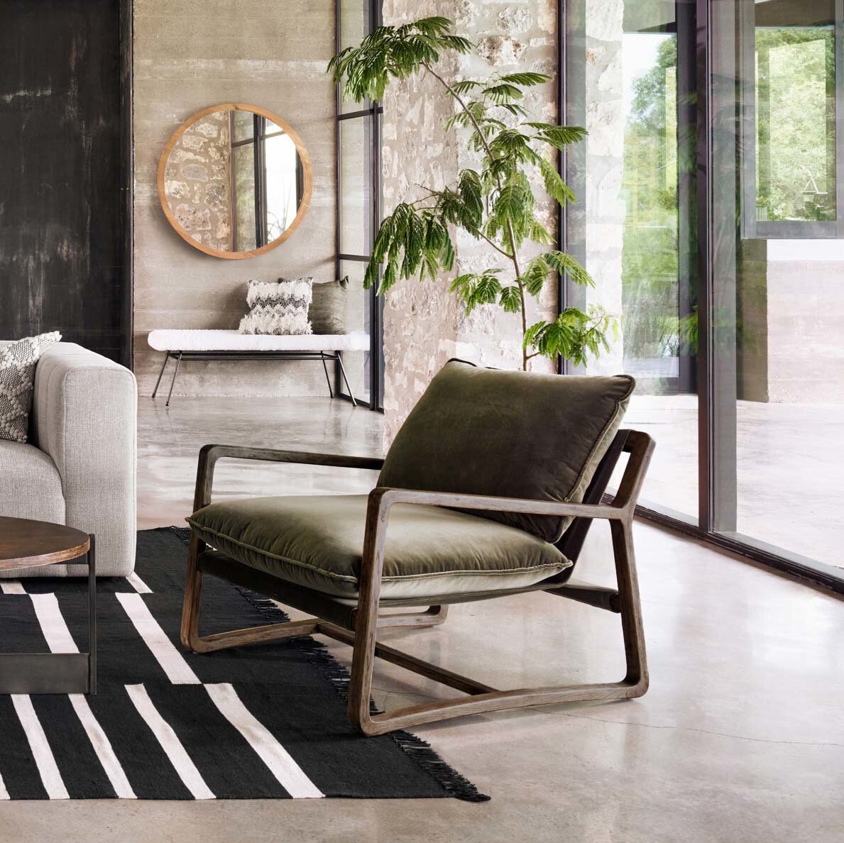 Ace Chair - Surrey Olive