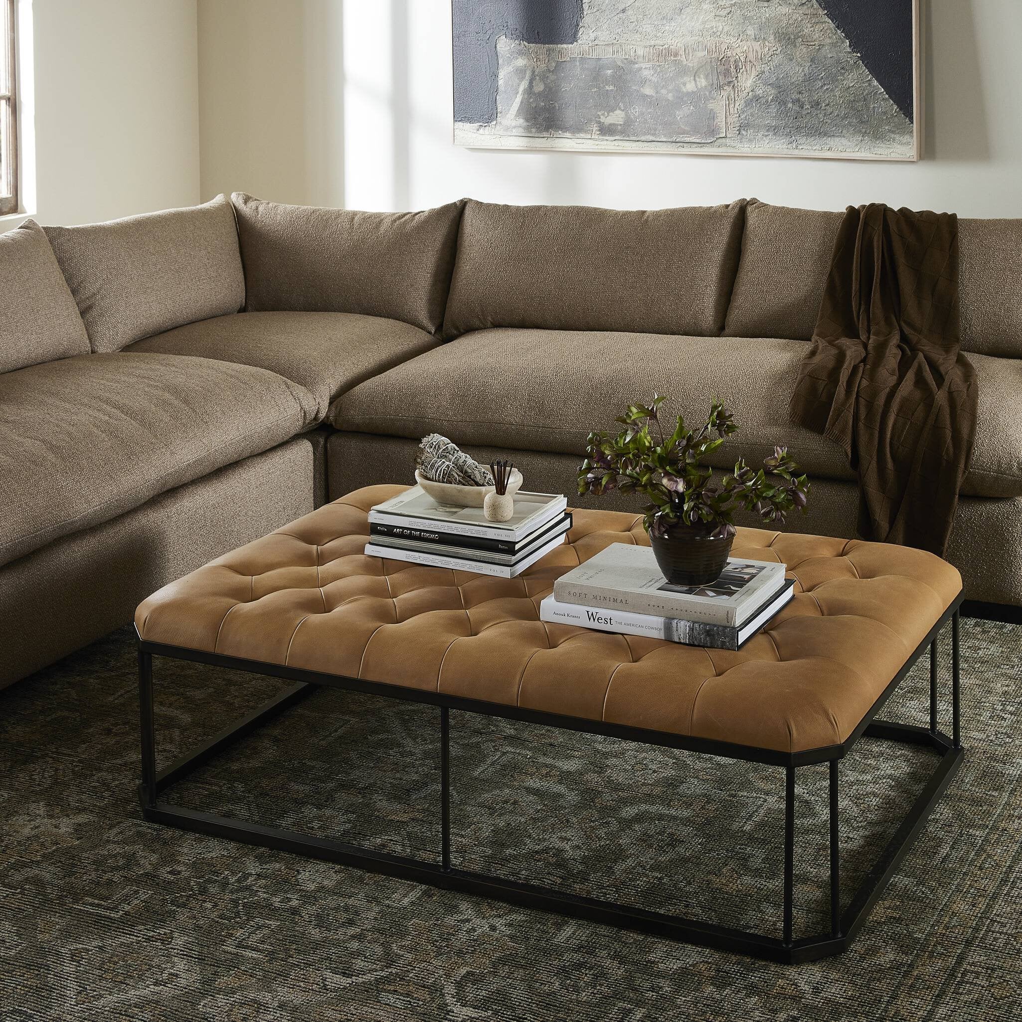 Isle Ottoman - Palermo Butterscotch