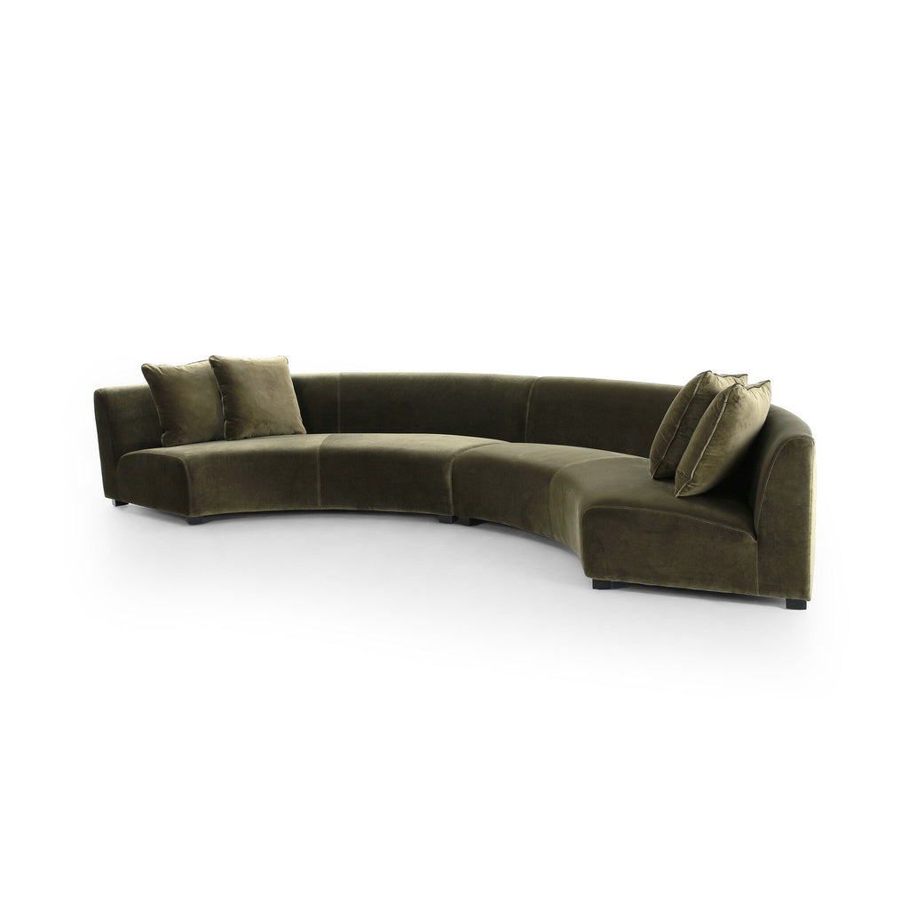 Liam Sectional - Surrey Olive