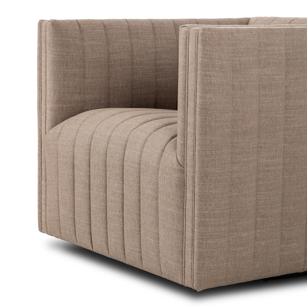 Augustine Swivel Chair - Crypton Nomad Taupe