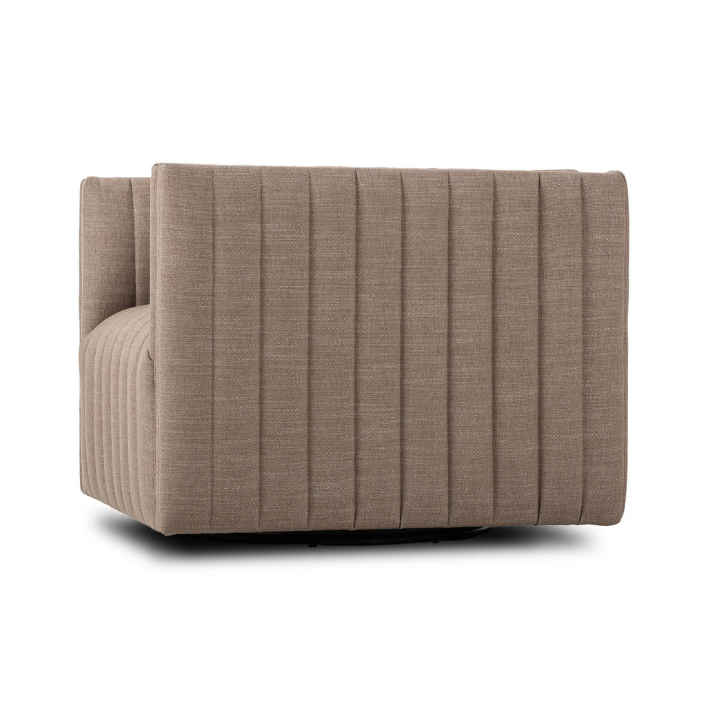 Augustine Swivel Chair - Crypton Nomad Taupe