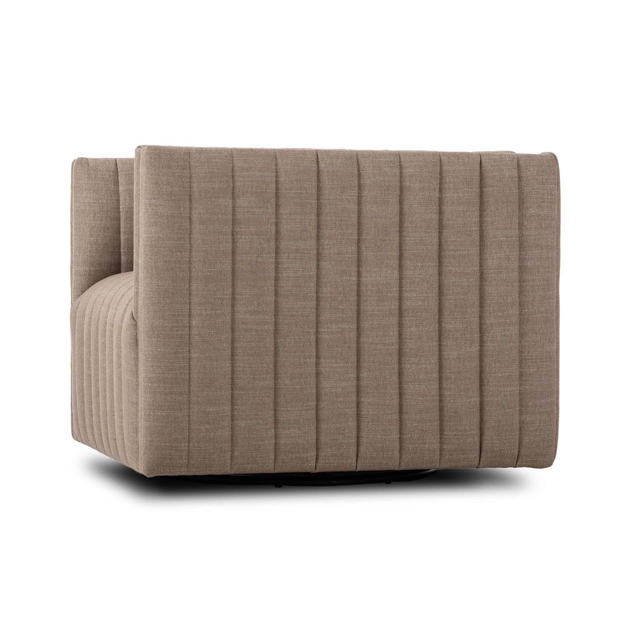 Augustine Swivel Chair - Crypton Nomad Taupe