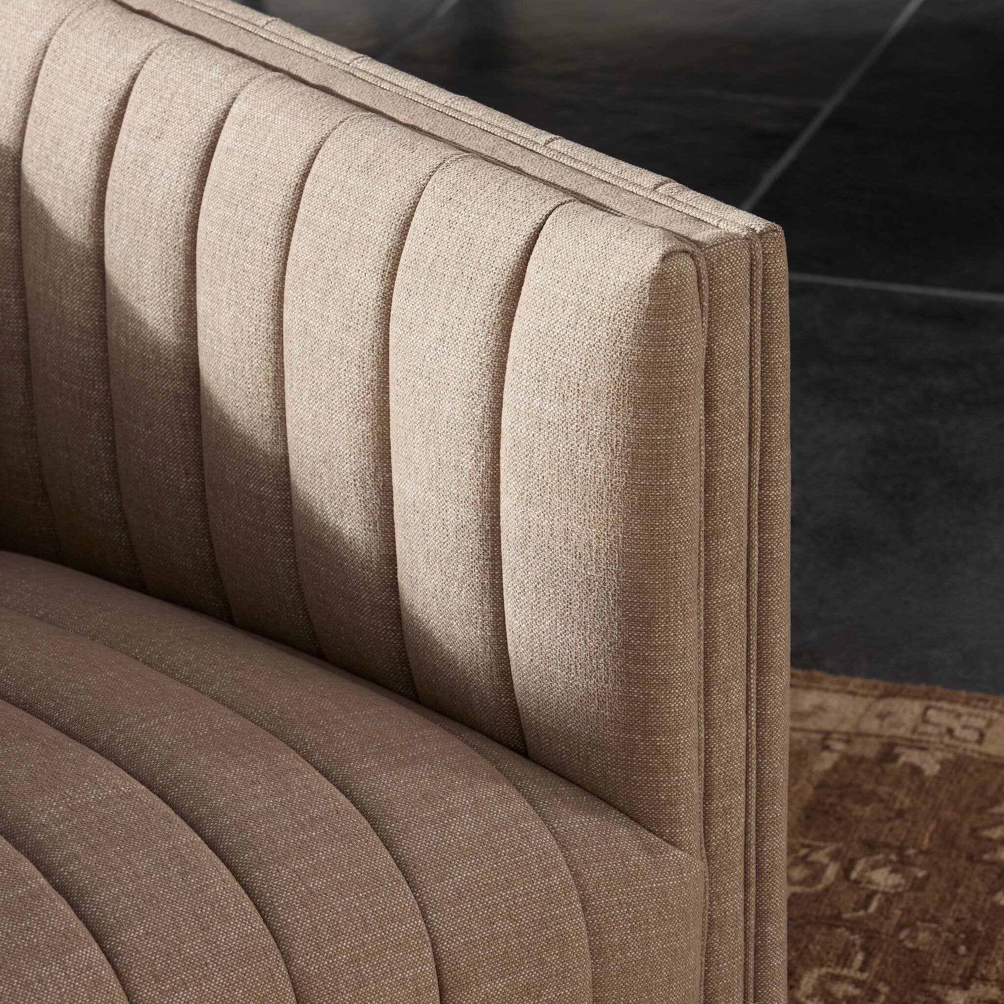 Augustine Swivel Chair - Crypton Nomad Taupe